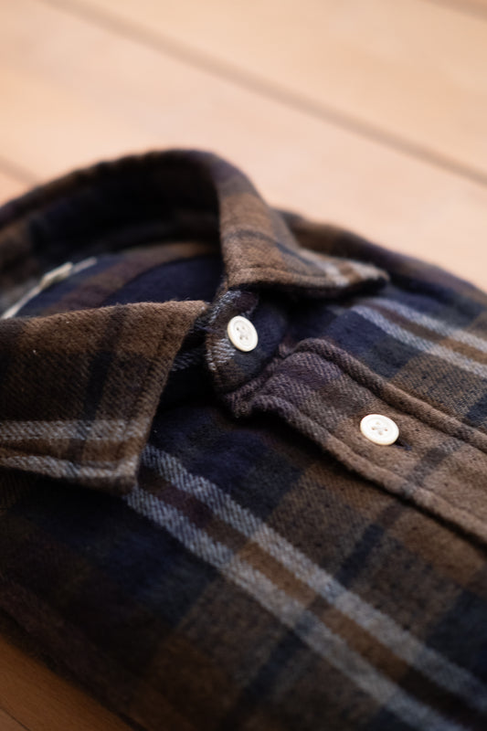 Flannel Shirt - Army Check
