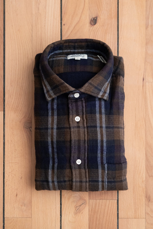 Flannel Shirt - Army Check