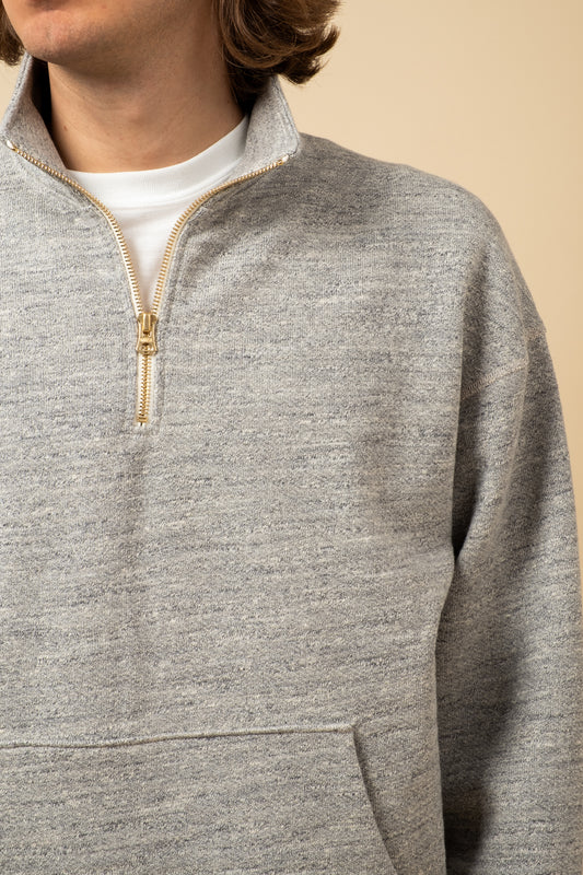 GG Sweat Half Zip - Heather Grey