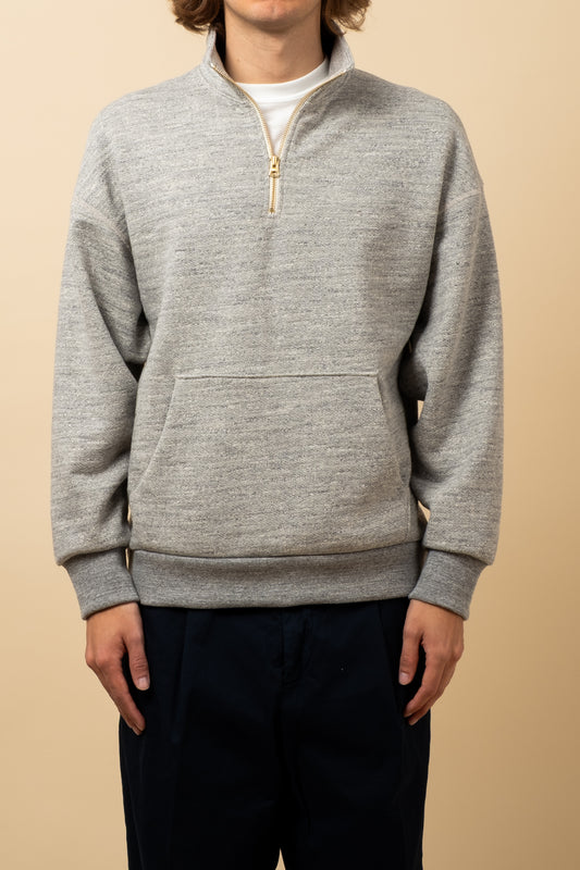 GG Sweat Half Zip - Heather Grey