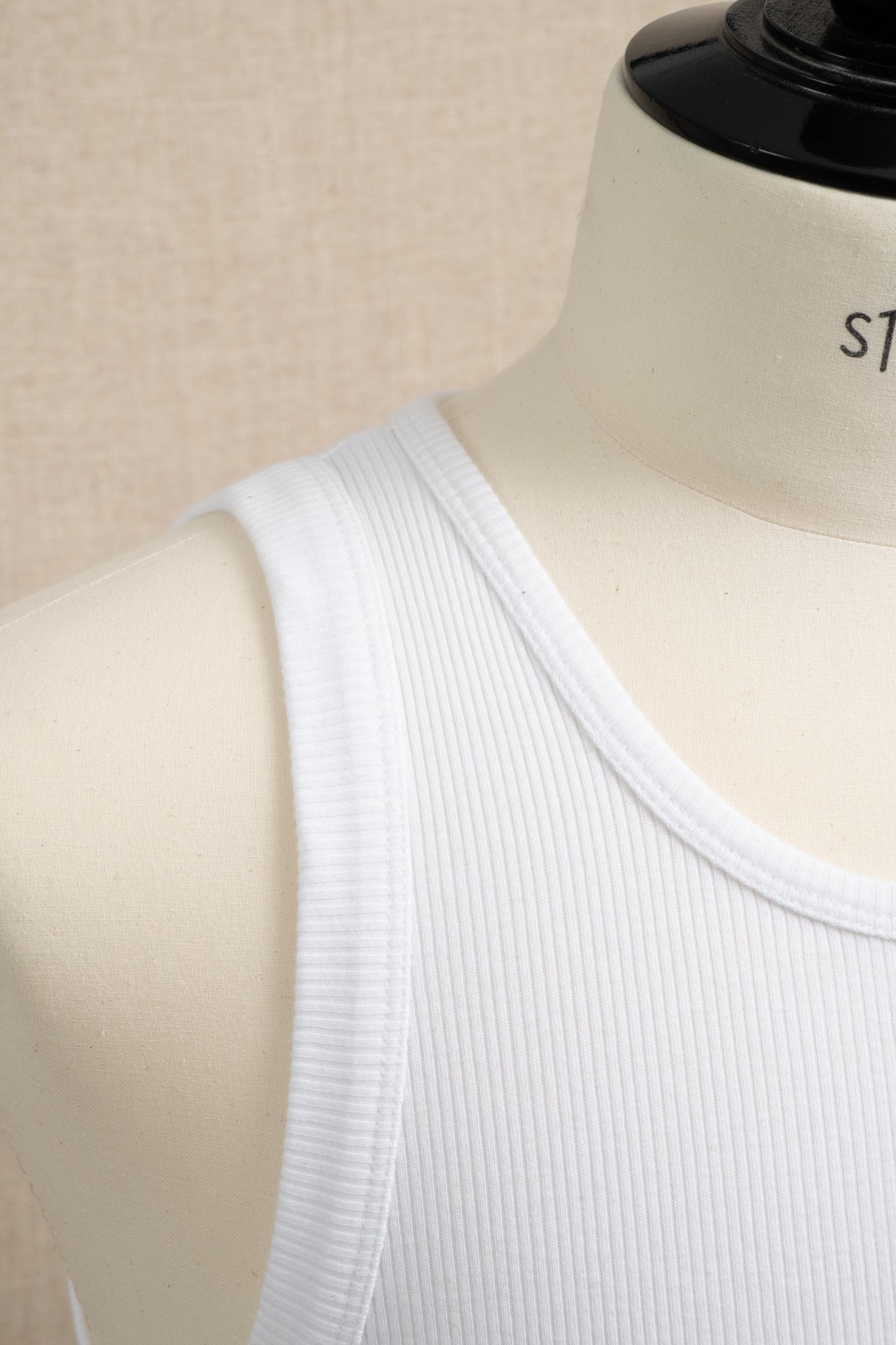 Good Basics 7.2oz Ribbed Tanktop - White