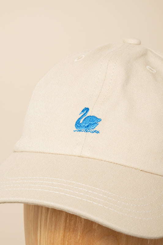 Good Basics Swan Logo Cap - Light Khaki