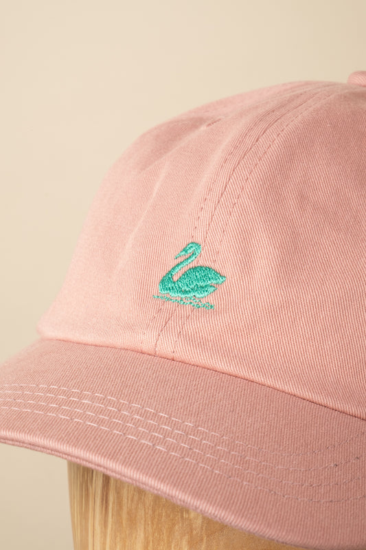 Good Basics Swan Logo Cap - Rosewood