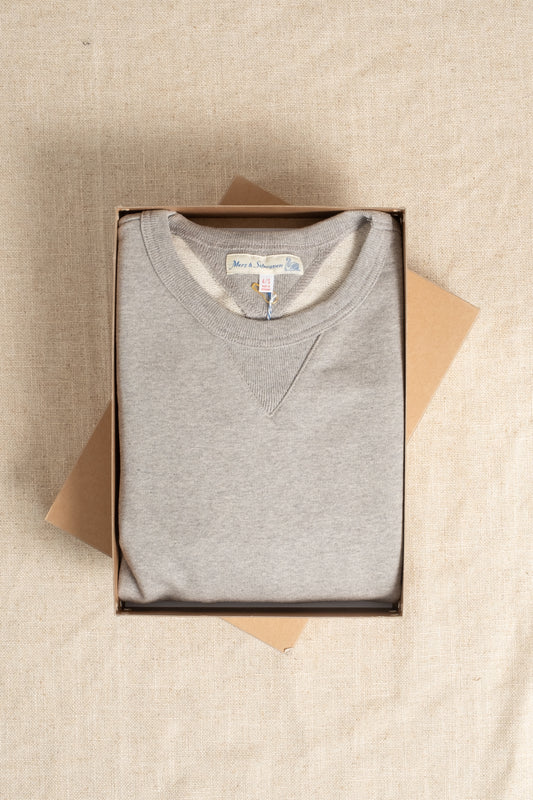 Good Originals 10oz Loopback Fleece - Grey Melange