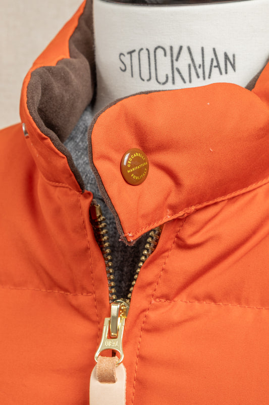 Goose Down Vest - Orange