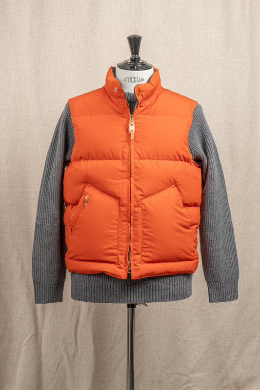 Goose Down Vest - Orange