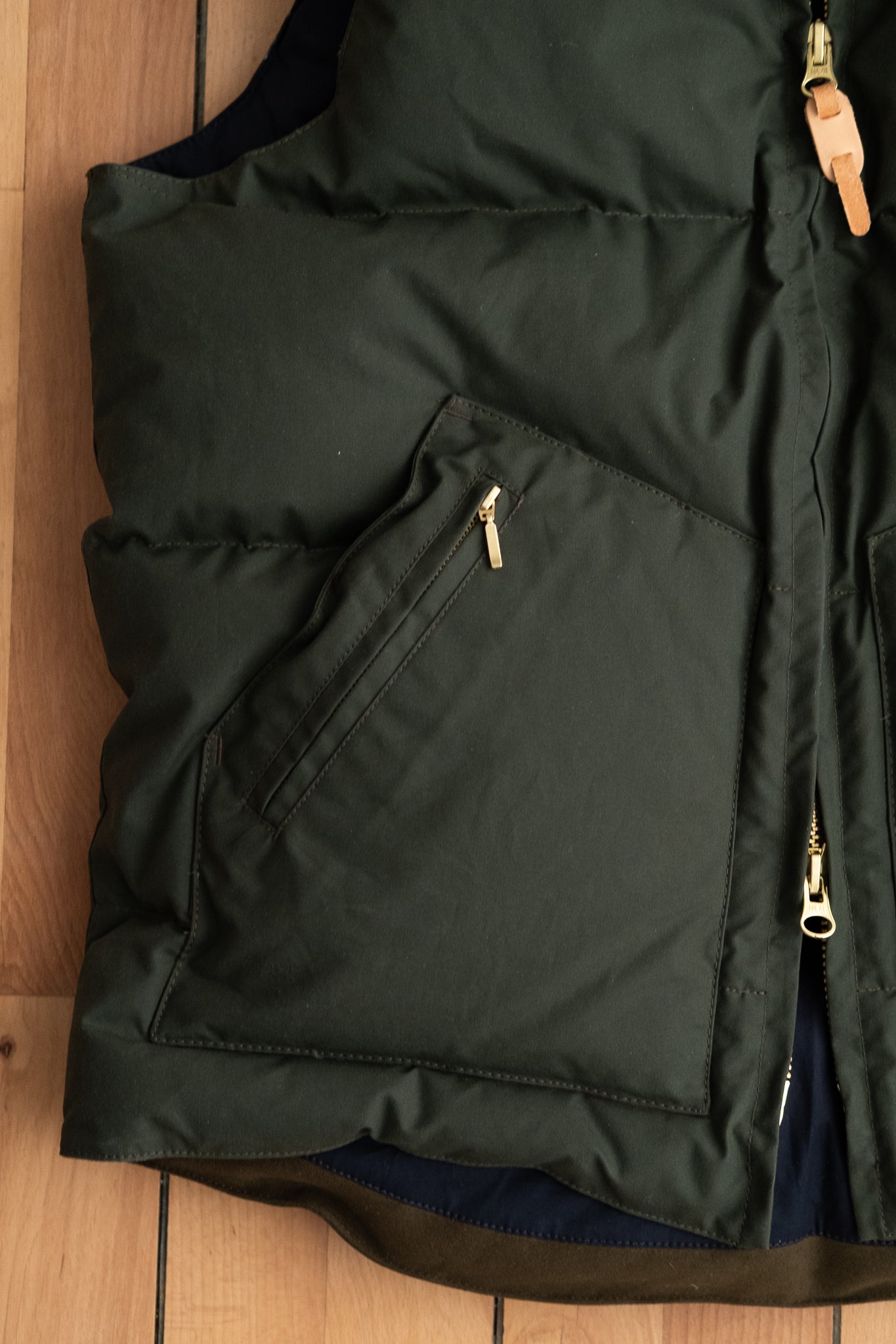 Goose Down Vest - Dark Green
