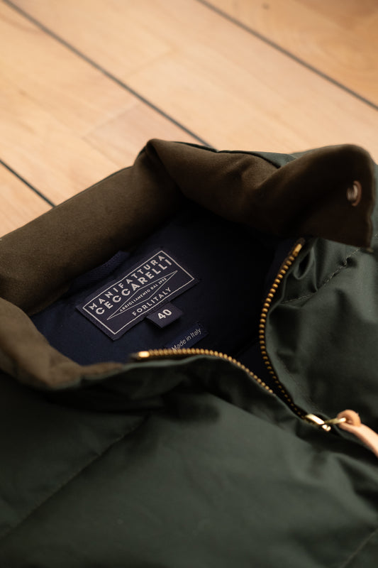 Goose Down Vest - Dark Green