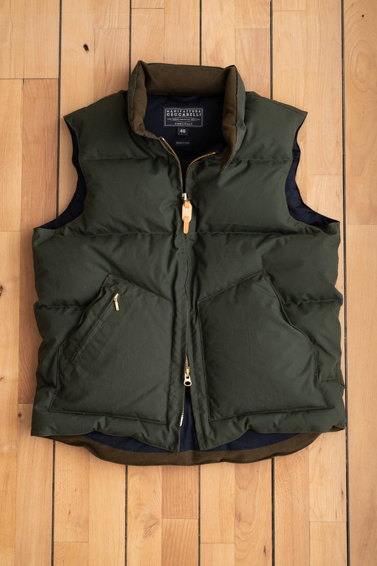 Goose Down Vest - Dark Green
