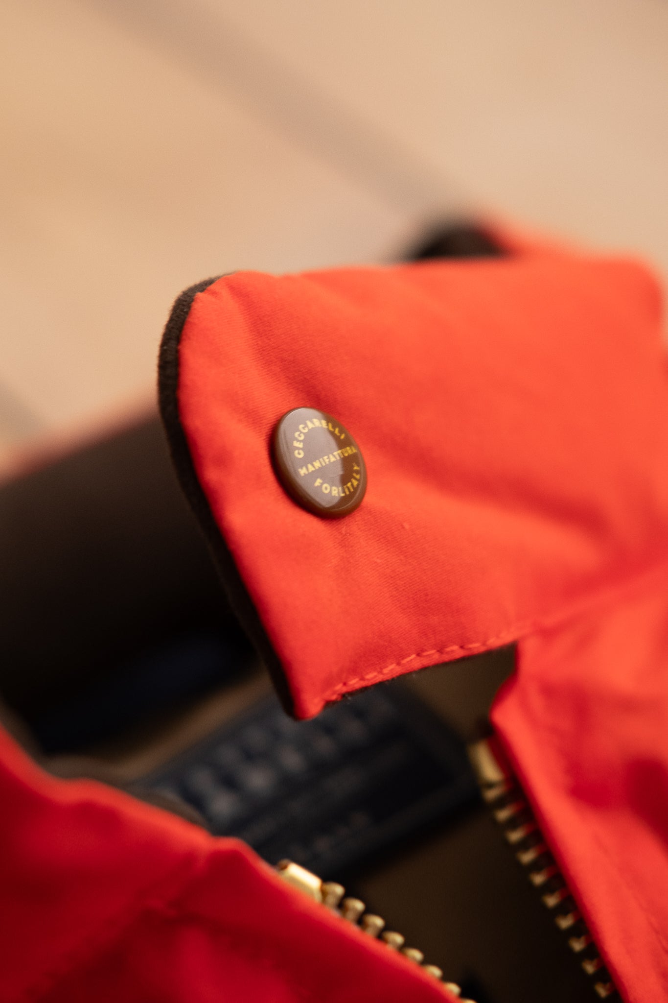 Goose Down Vest - Orange