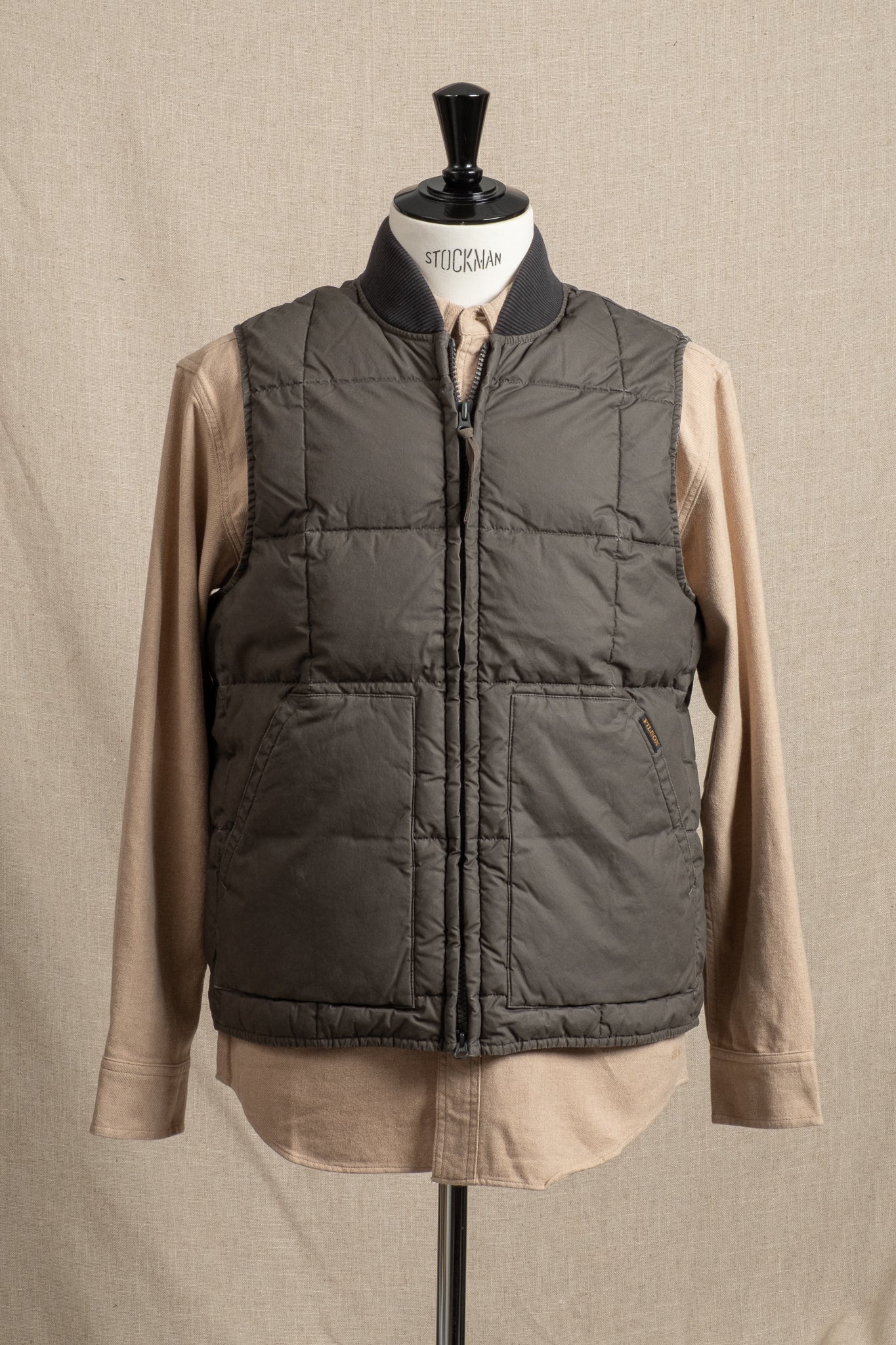 Heritage Cotton Down Vest - Beluga