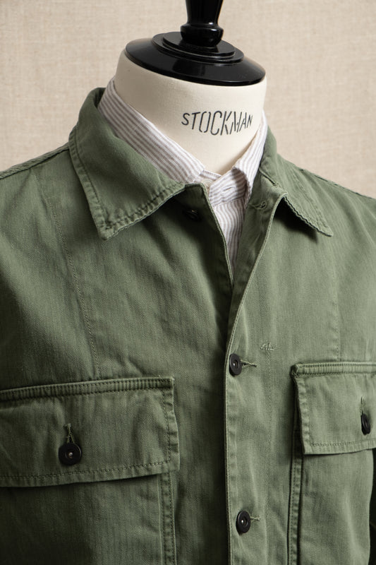 Herringbone Field Jacket - Military