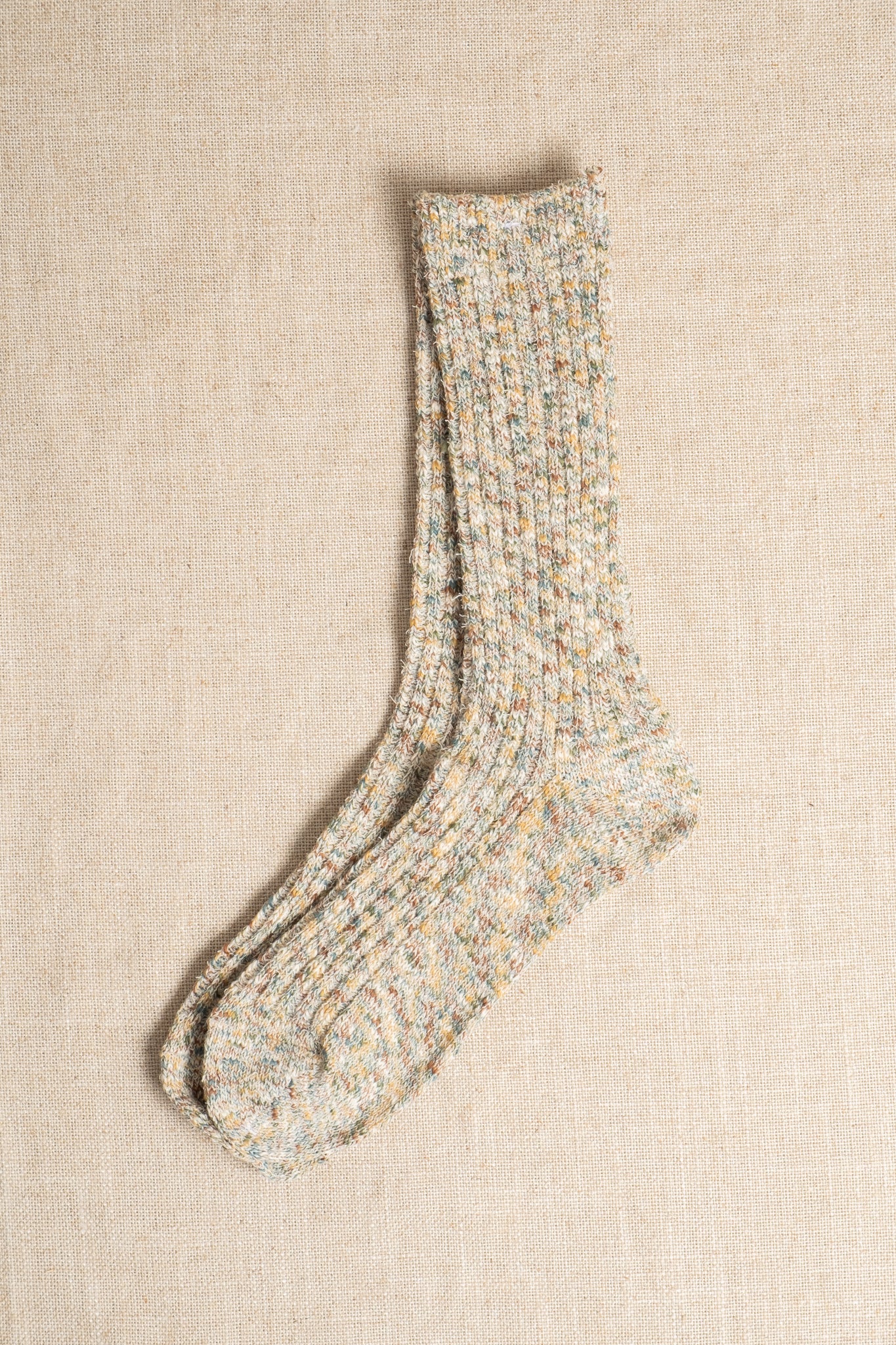 Homespun Art Yarn Crew - Khaki