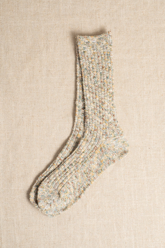 Homespun Art Yarn Crew - Khaki