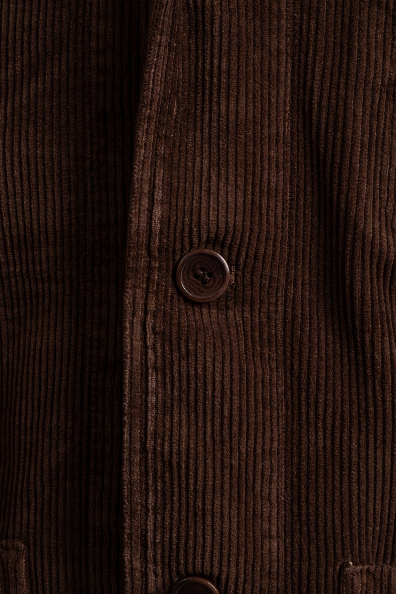 Huntly Jacket Garment Dyed 8 Wale Cord - Peat