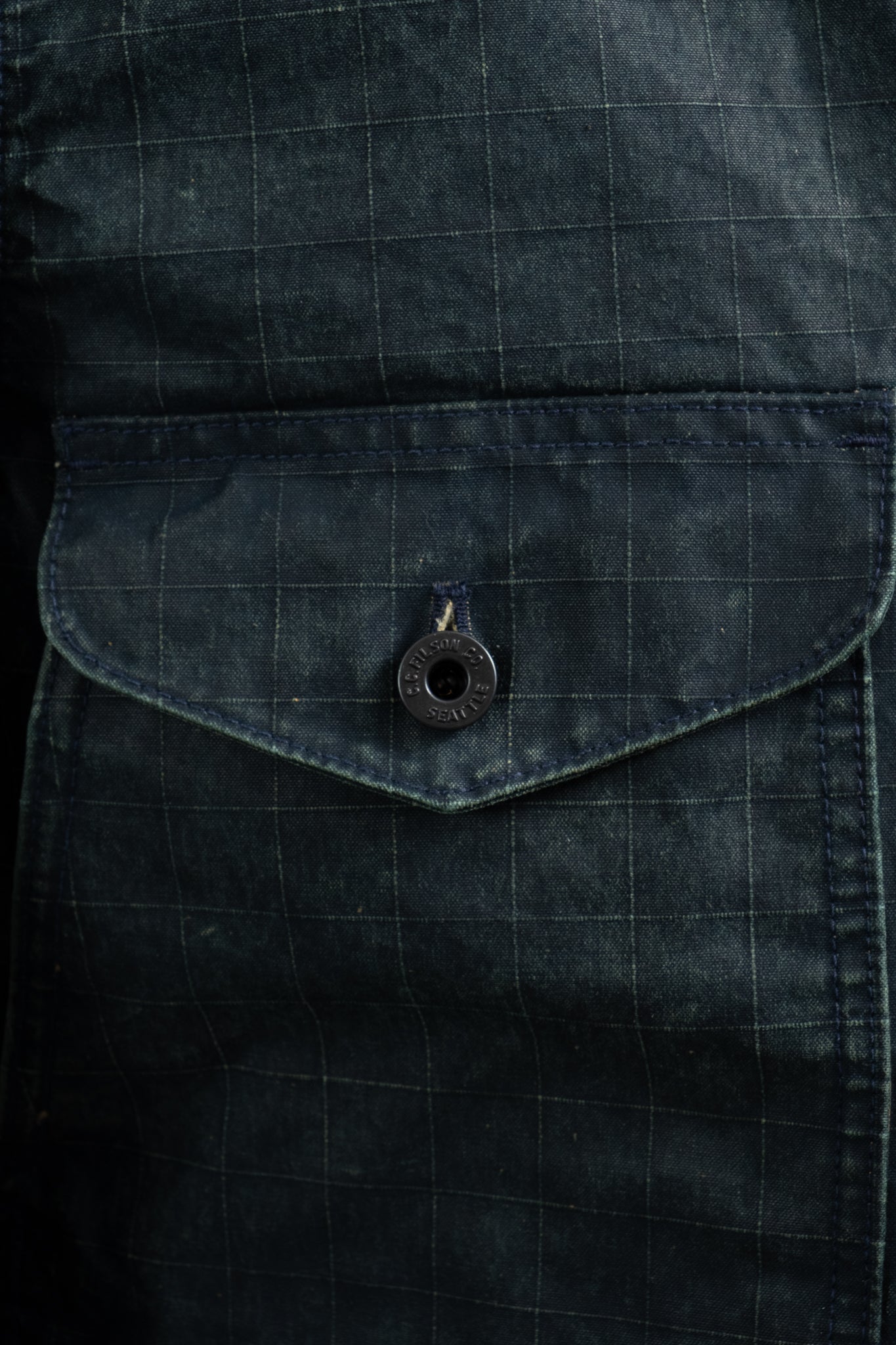 Journeyman Jacket Waxed Ripstop - Petrol Blue
