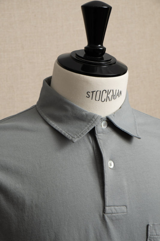 Knitted Jersey Polo - Army