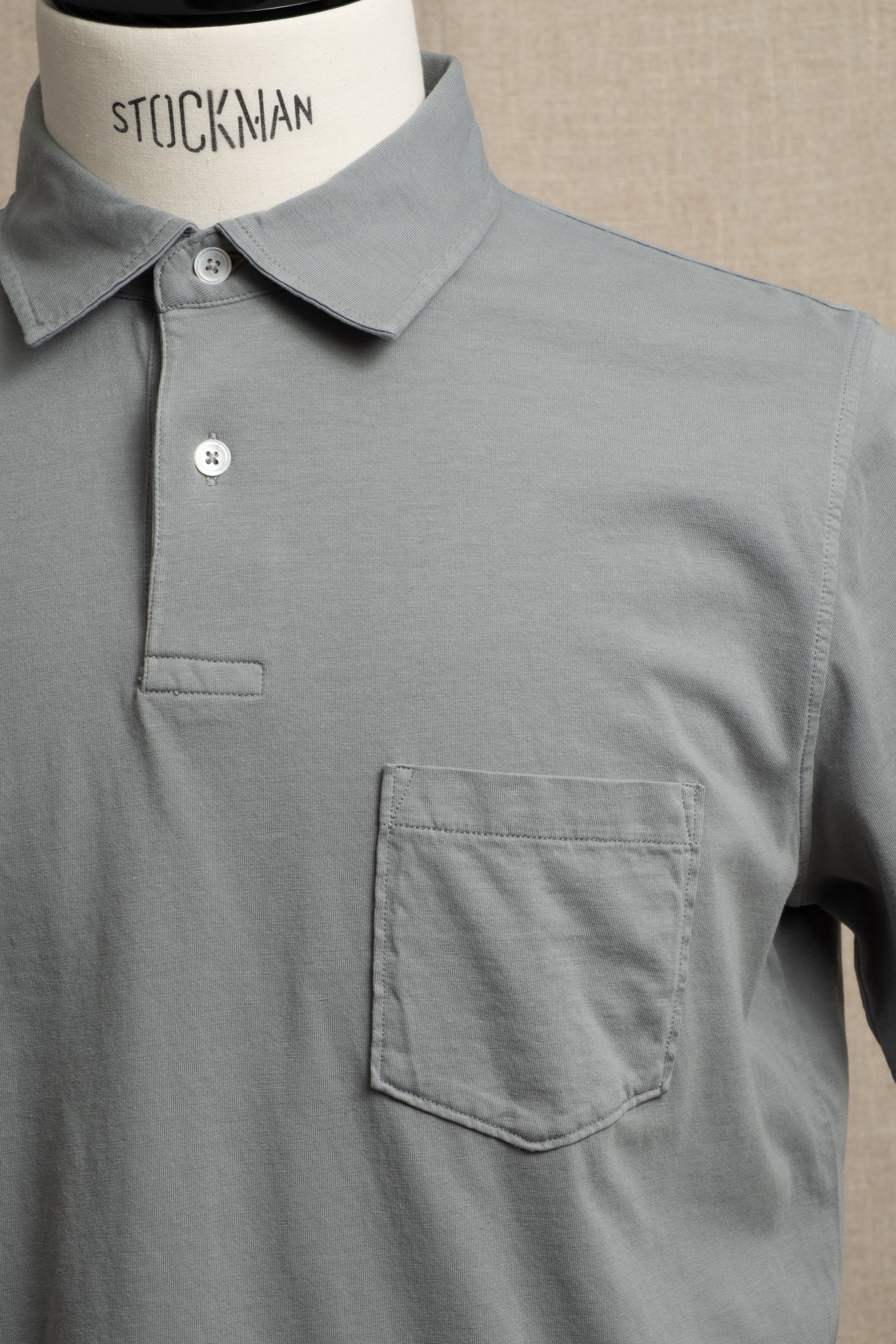 Knitted Jersey Polo - Army