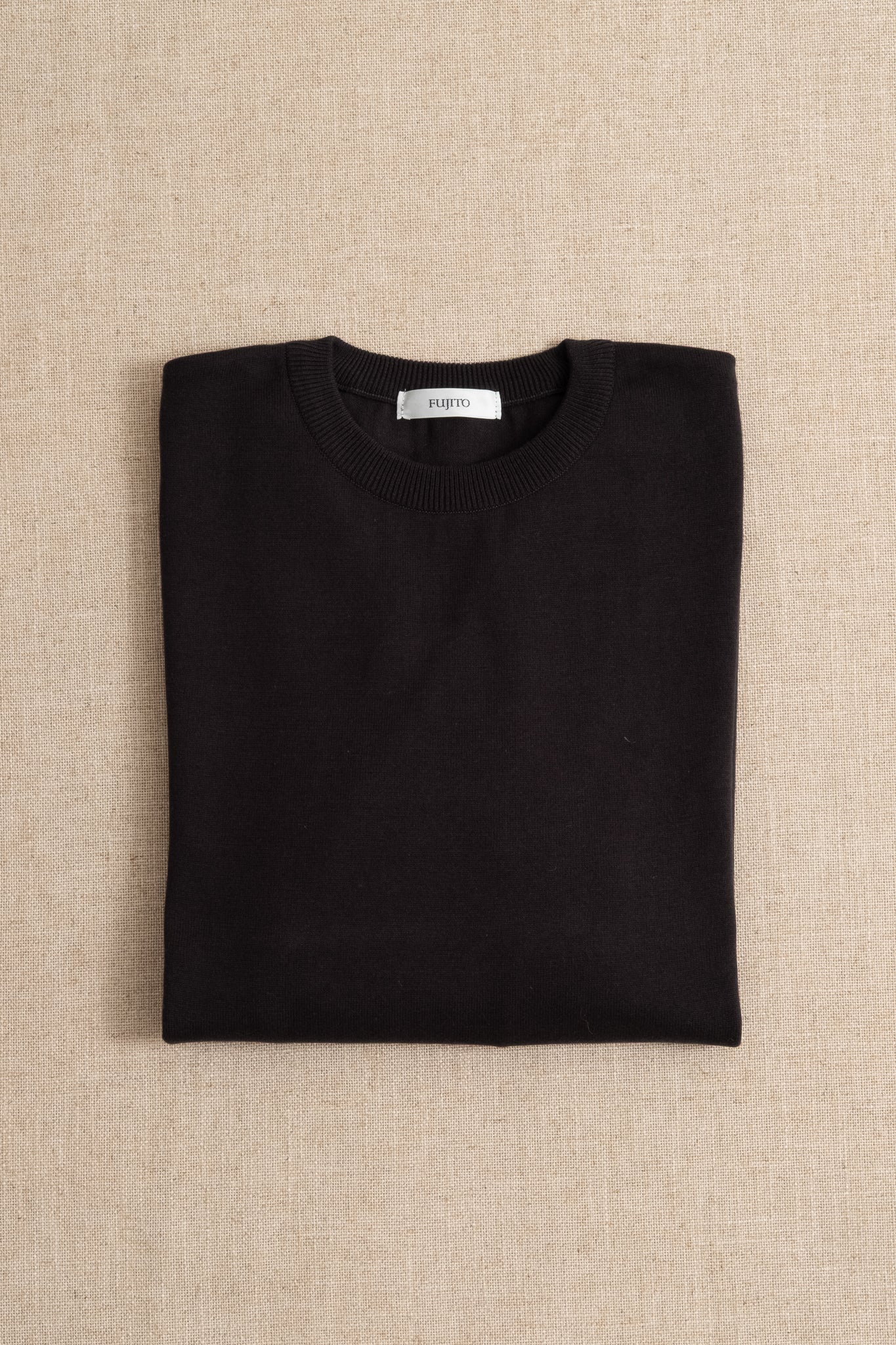 L/S Knitted T-Shirt - Charcoal