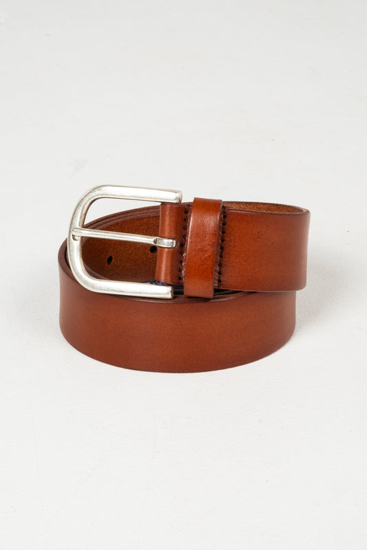 Leather Belt - Cognac