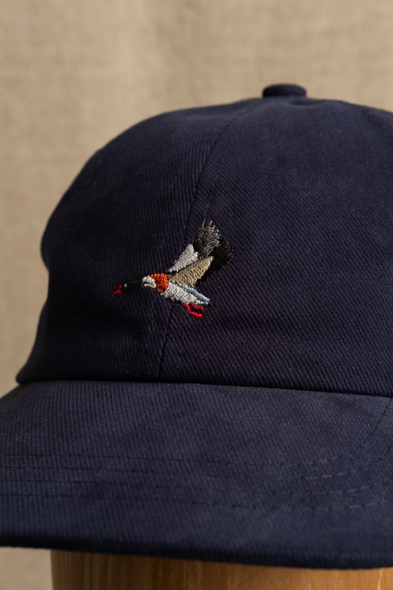 Leuchars Embroidered Cap Cotton Twill - Navy