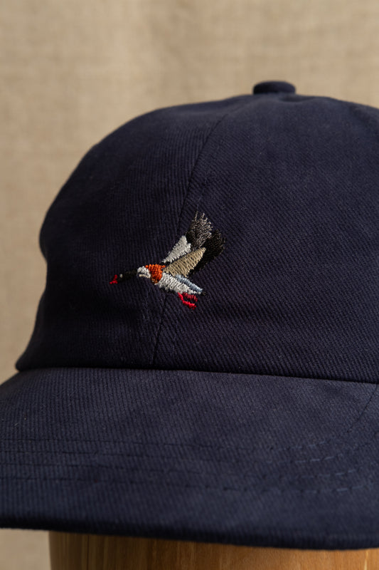 Leuchars Embroidered Cap Cotton Twill - Navy