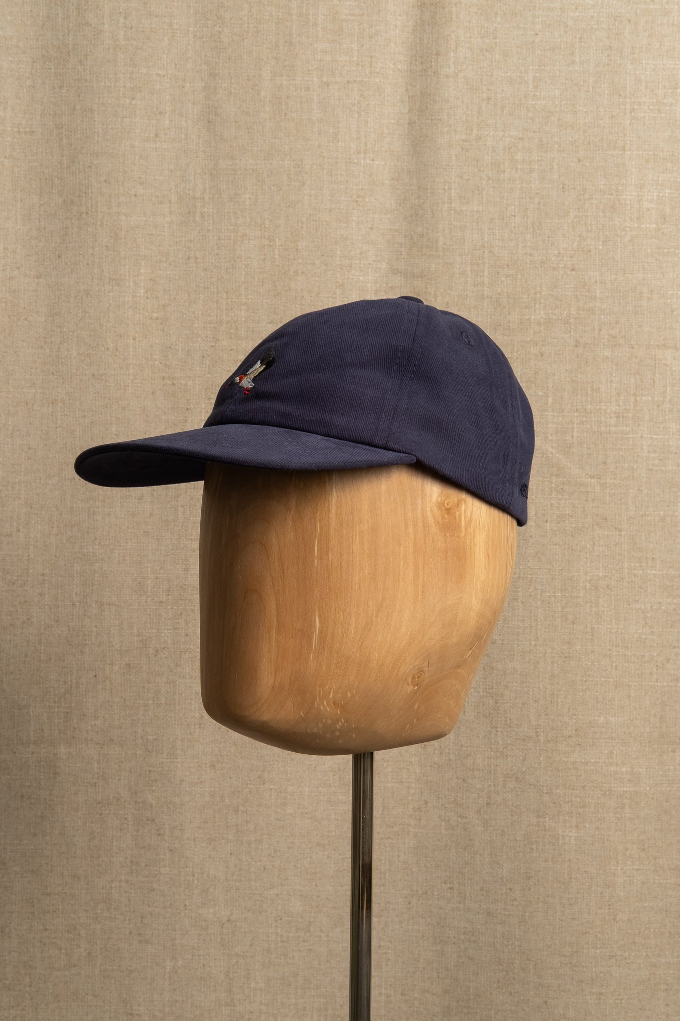 Leuchars Embroidered Cap Cotton Twill - Navy