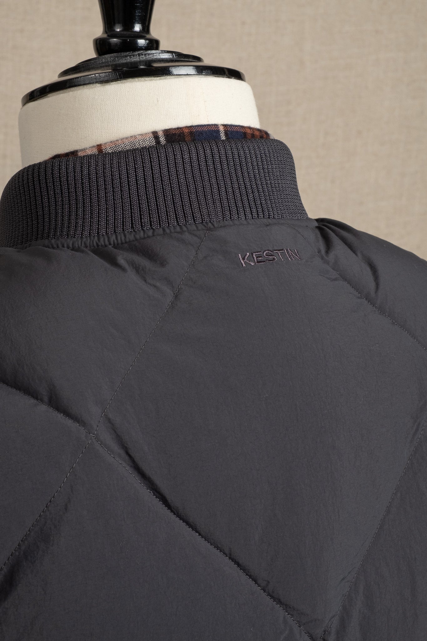 Linton Vest Recycled Nylon - Charcoal