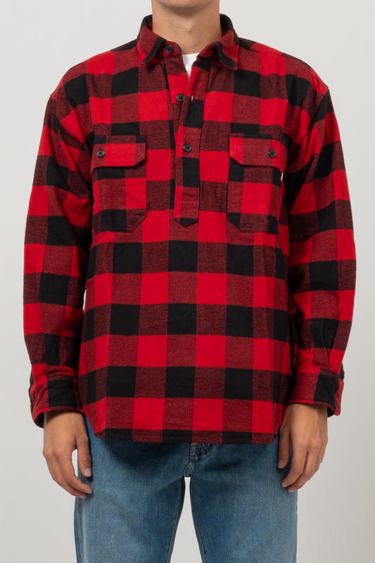 Lumberjack Pullover - Red x Black