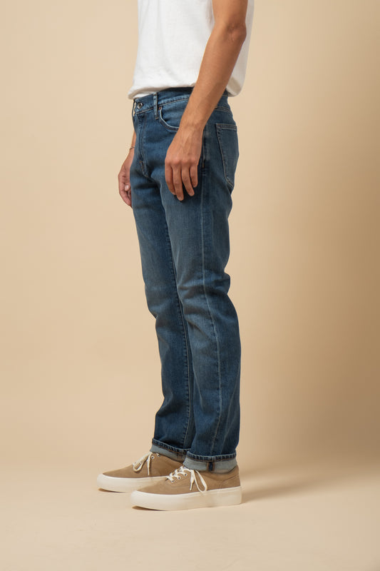 M2 Comfort Organic Indigo - Washed Blue