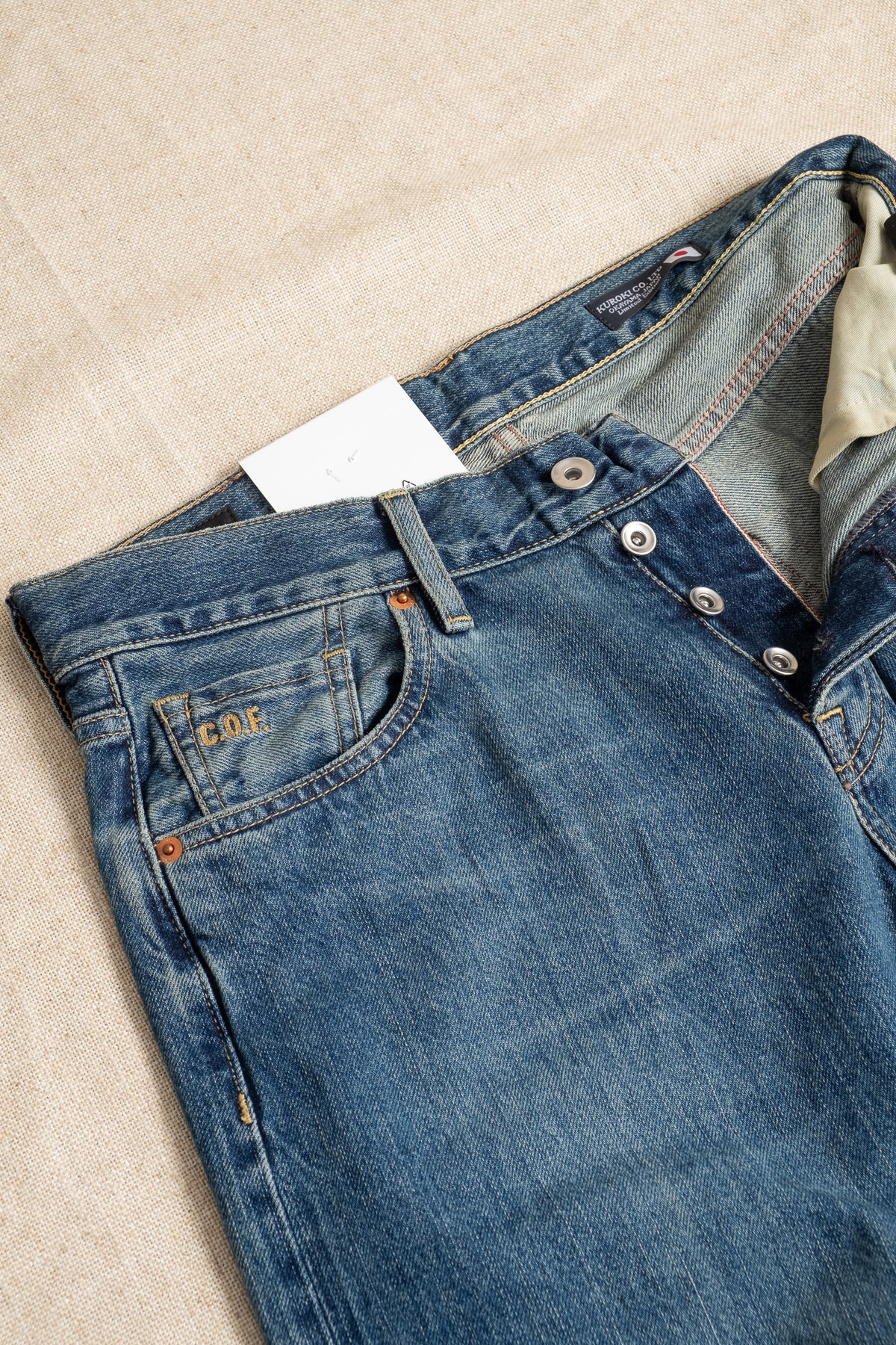 M5 13oz Kuroki Selvedge - Dark Worn