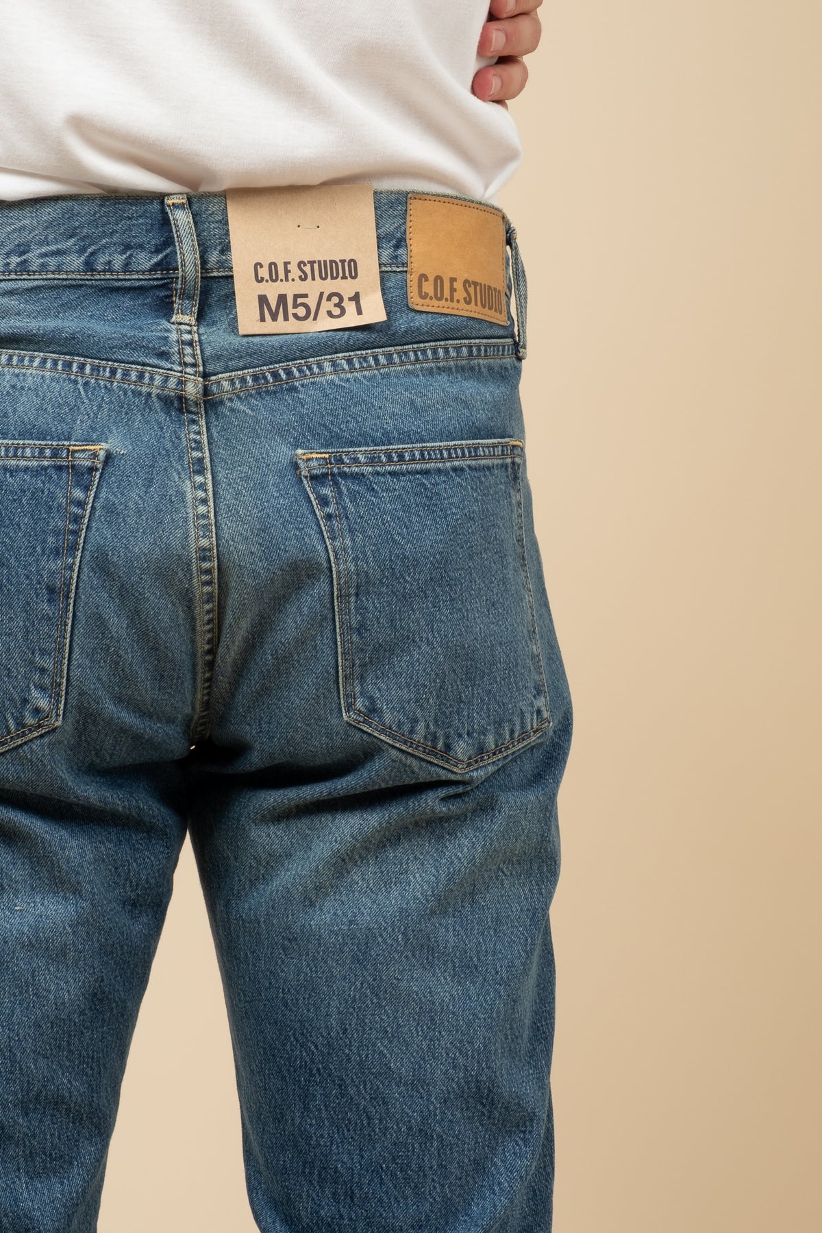 M5 13oz RG Cotton Deep Indigo - Authentic Aged