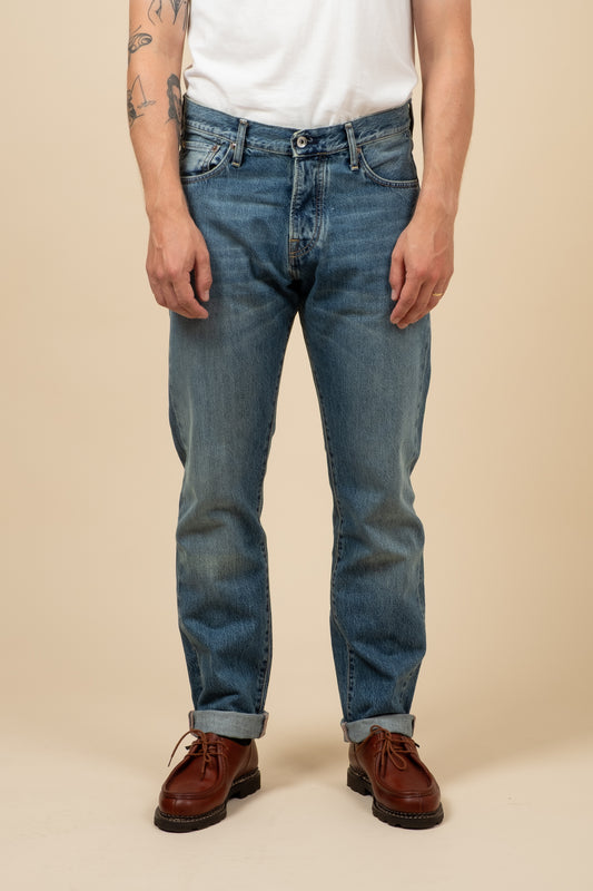 M5 13oz RG Cotton Deep Indigo - Authentic Aged