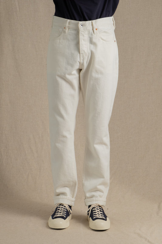 M5 Organic Kuroki Selvedge - White