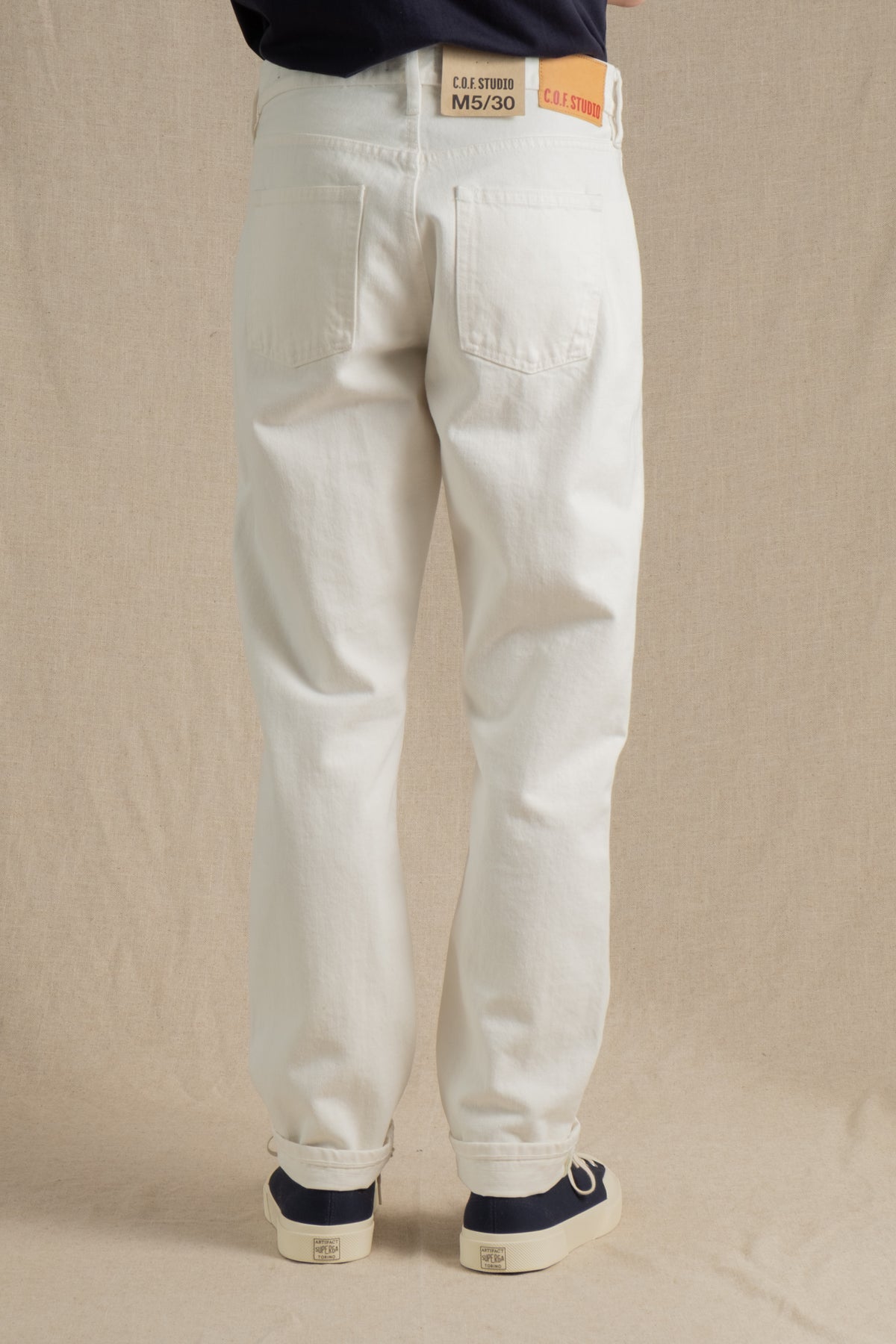 M5 Organic Kuroki Selvedge - White