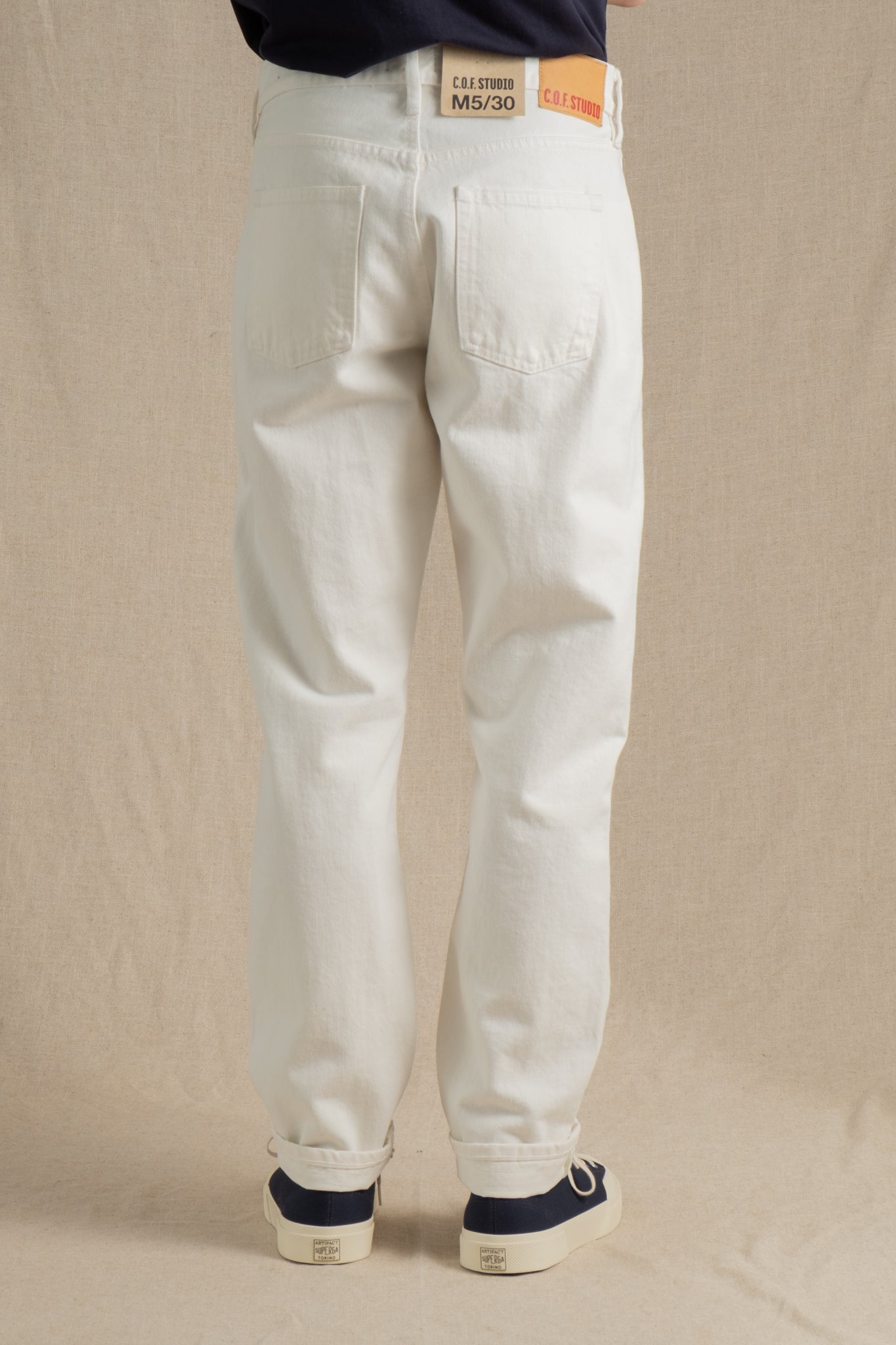 M5 Organic Kuroki Selvedge - White