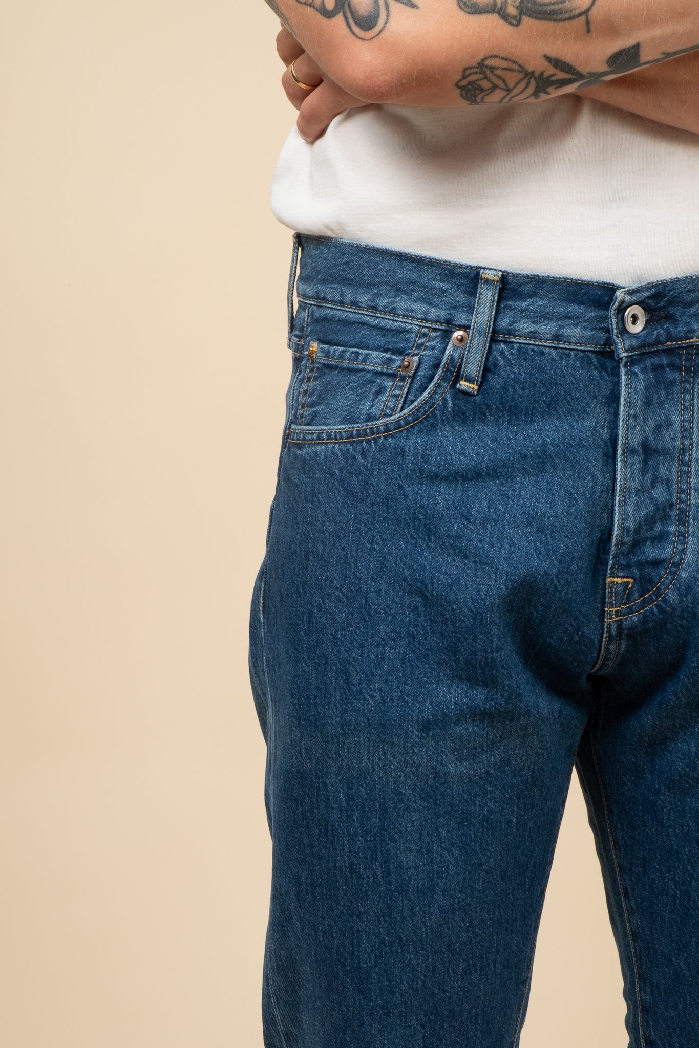 M5 13oz RG Cotton Deep Indigo - 6x Wash