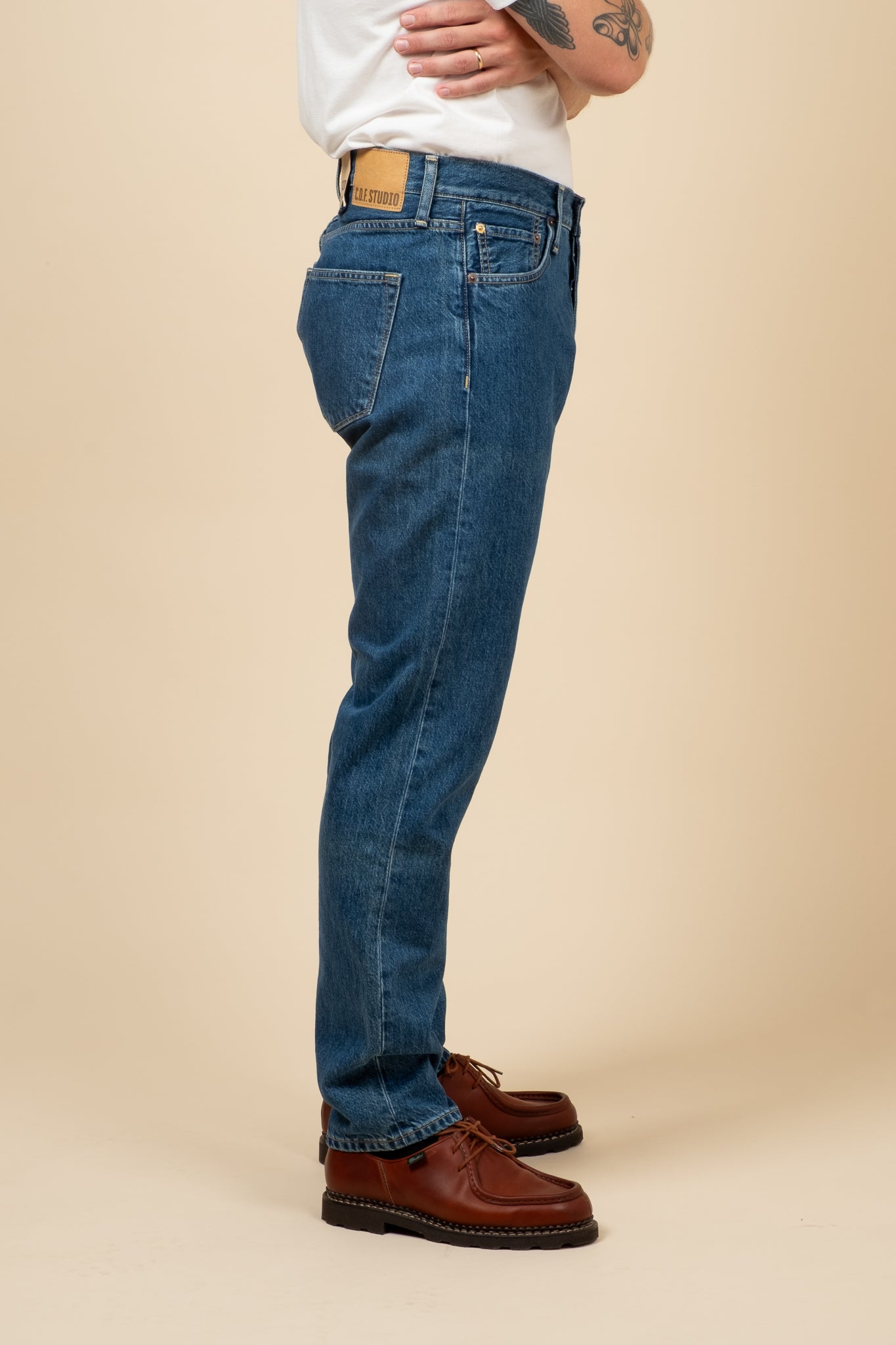 M5 13oz RG Cotton Deep Indigo - 6x Wash