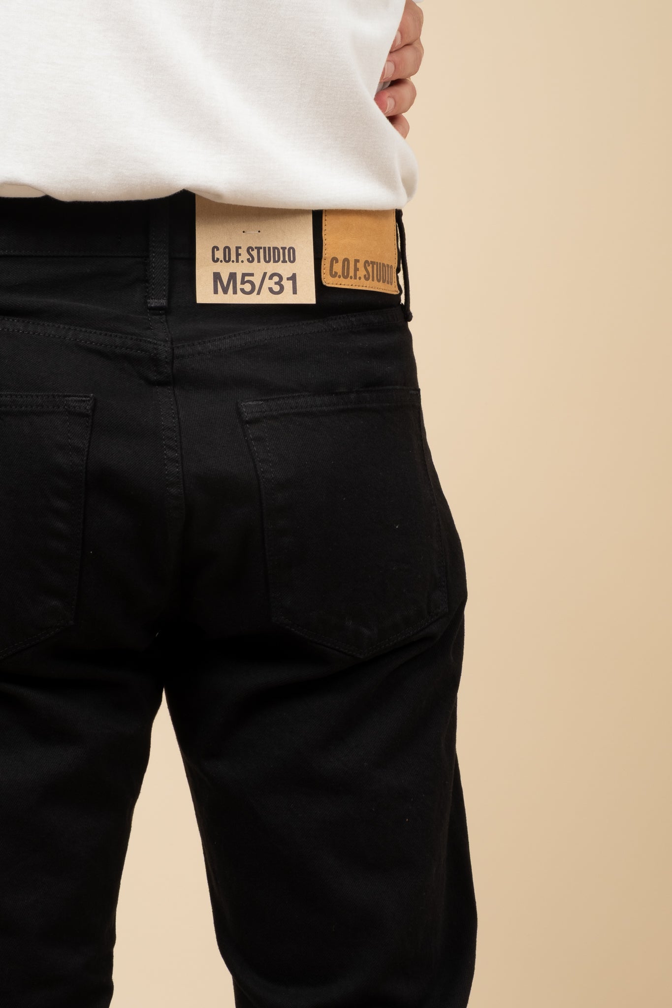 M5 13oz RG Cotton BLK - Rinsed