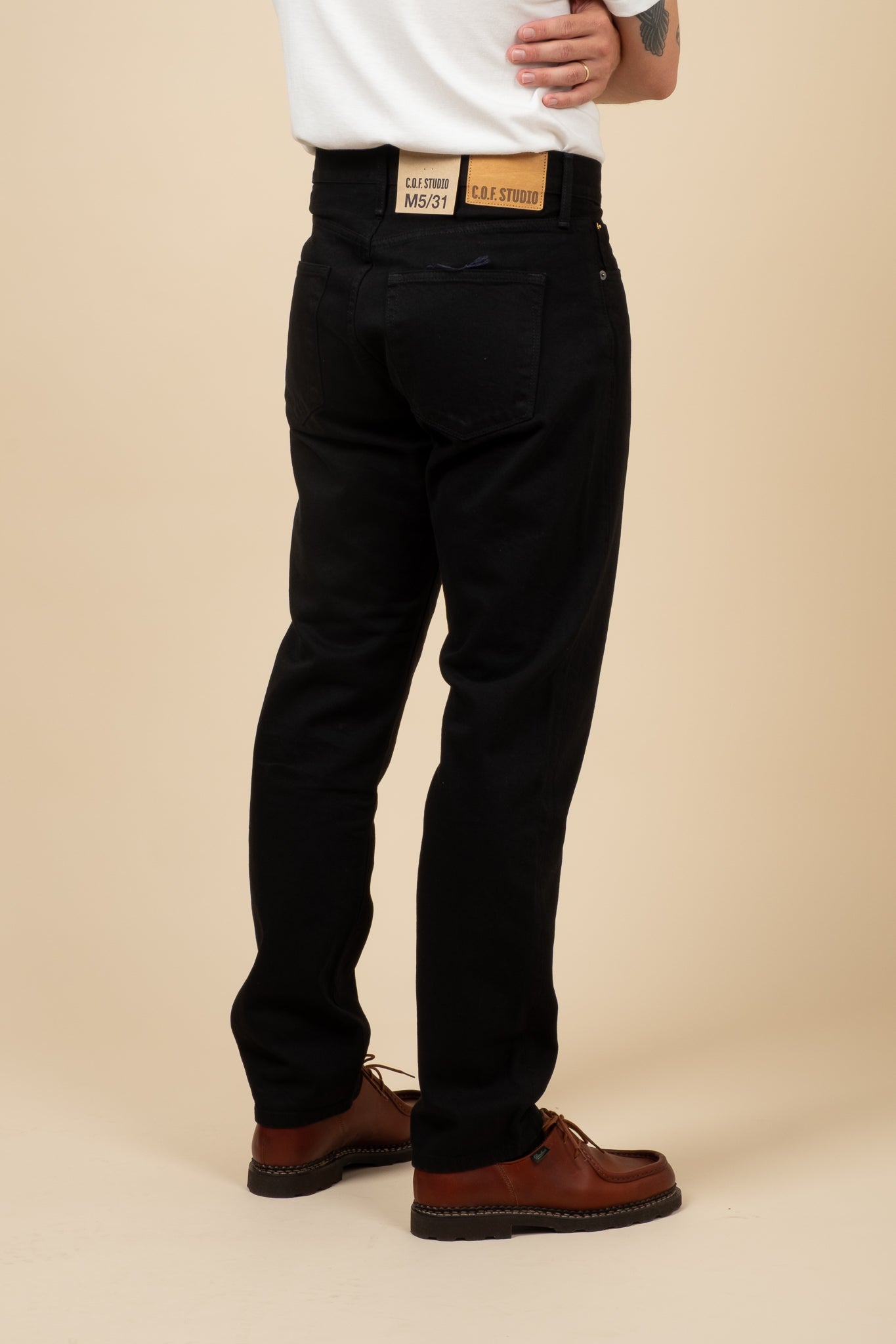 M5 13oz RG Cotton BLK - Rinsed