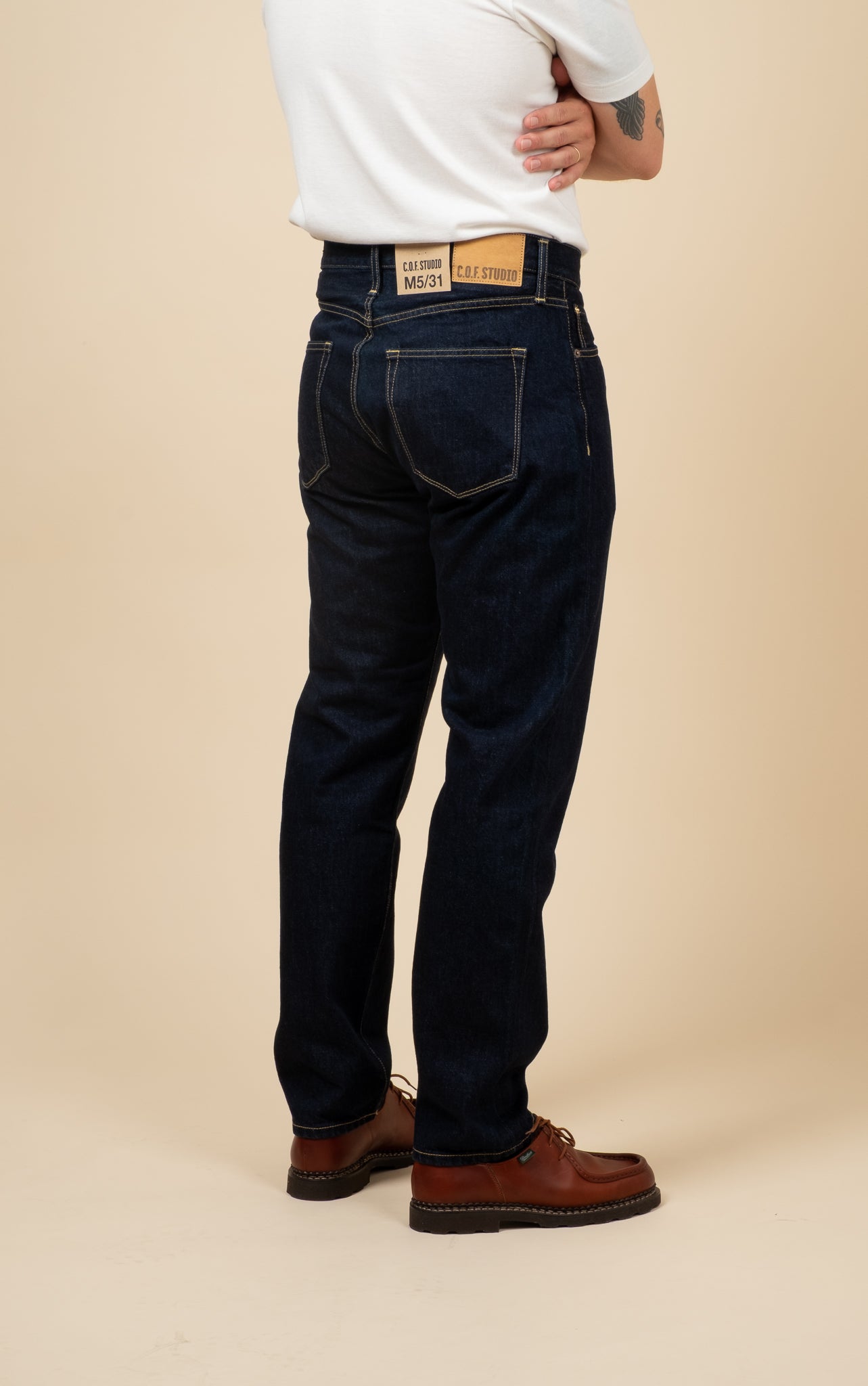 M5 13oz RG Cotton Deep Indigo - Rinsed