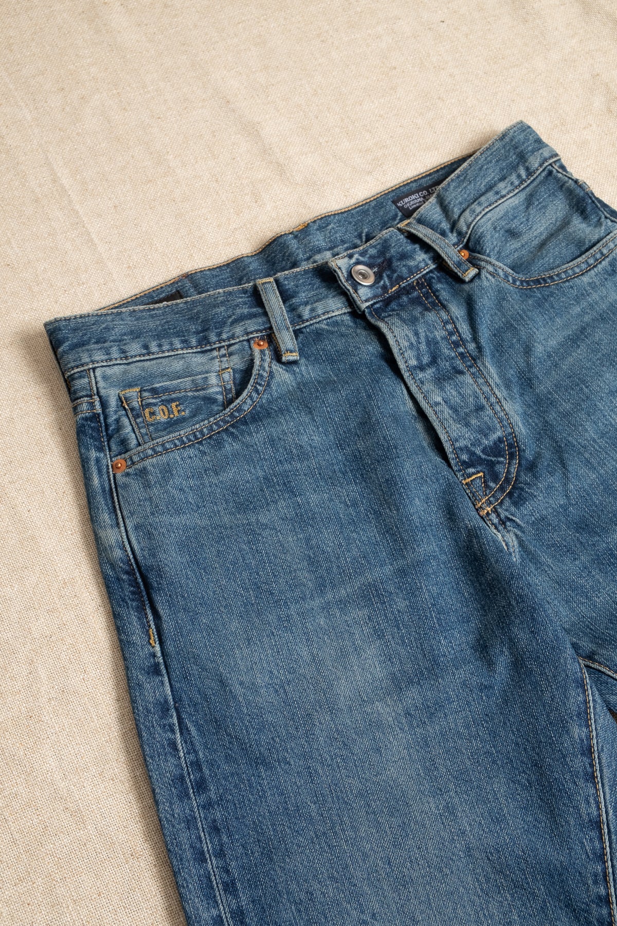 M7 13oz Kuroki Selvedge - Dark Worn