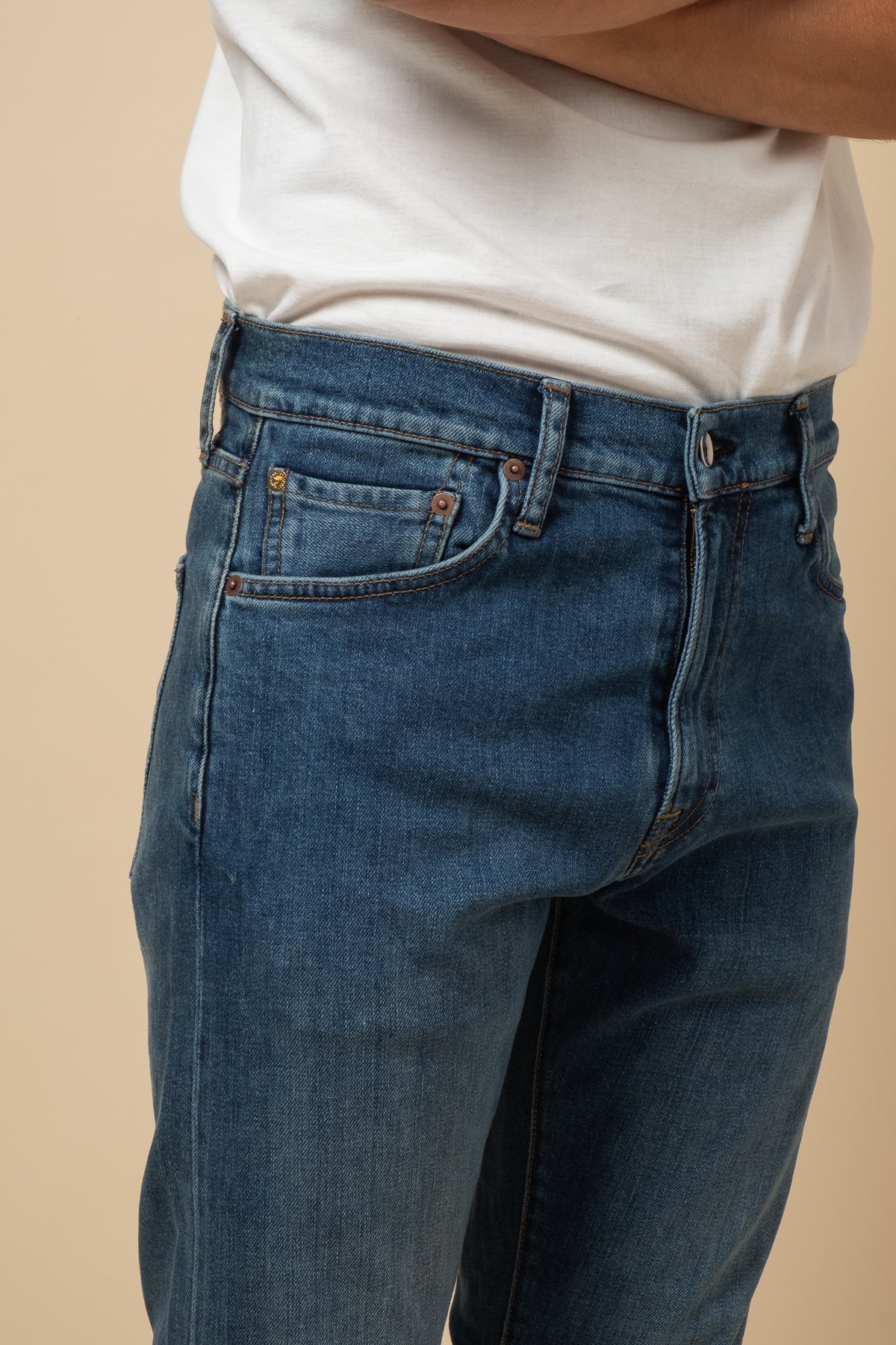 M7 Comfort Organic Indigo - Washed Blue