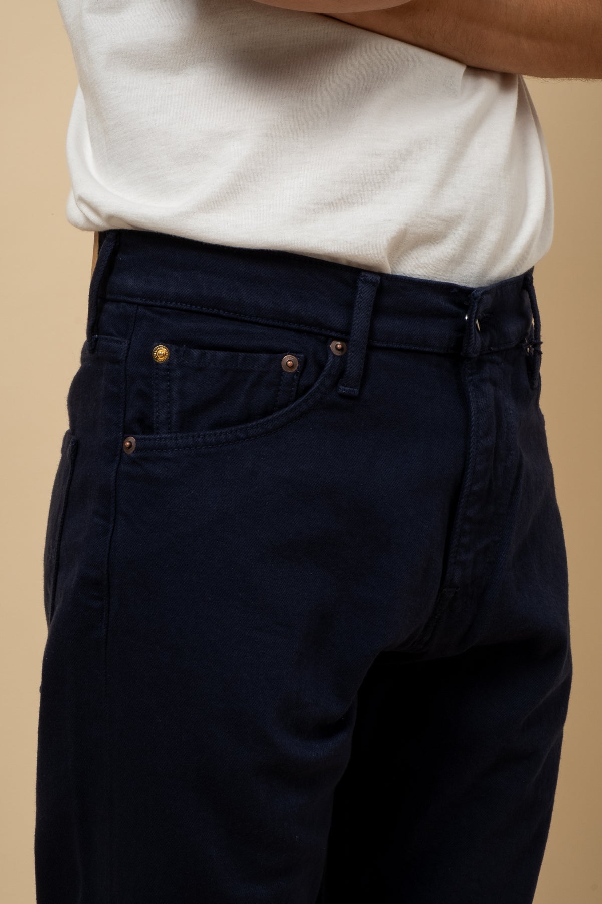 M8 Comfort Organic Ecru - Dark Blue