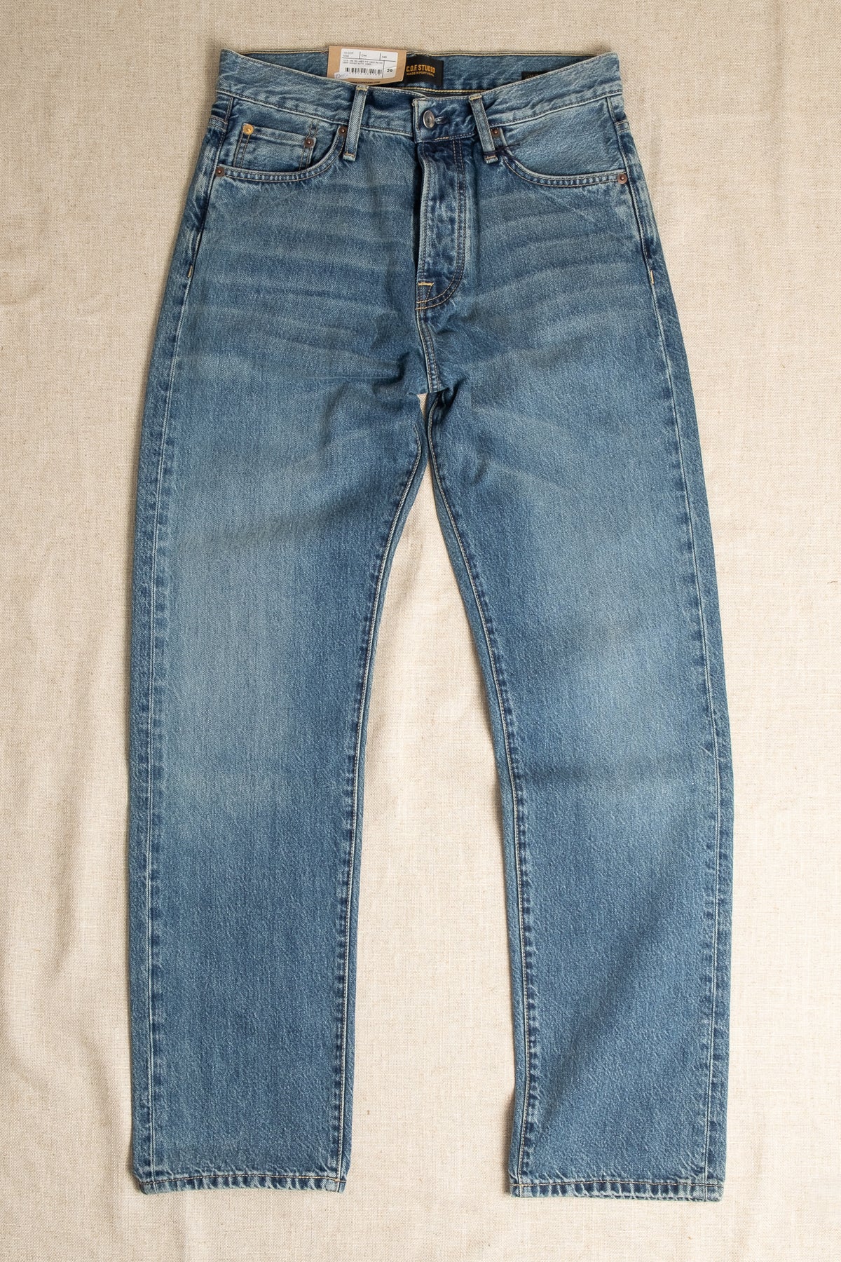 M9 13oz RG Cotton Deep Indigo - Authentic Aged