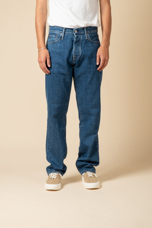 M9 13oz RG Cotton Deep Indigo - 6x Wash