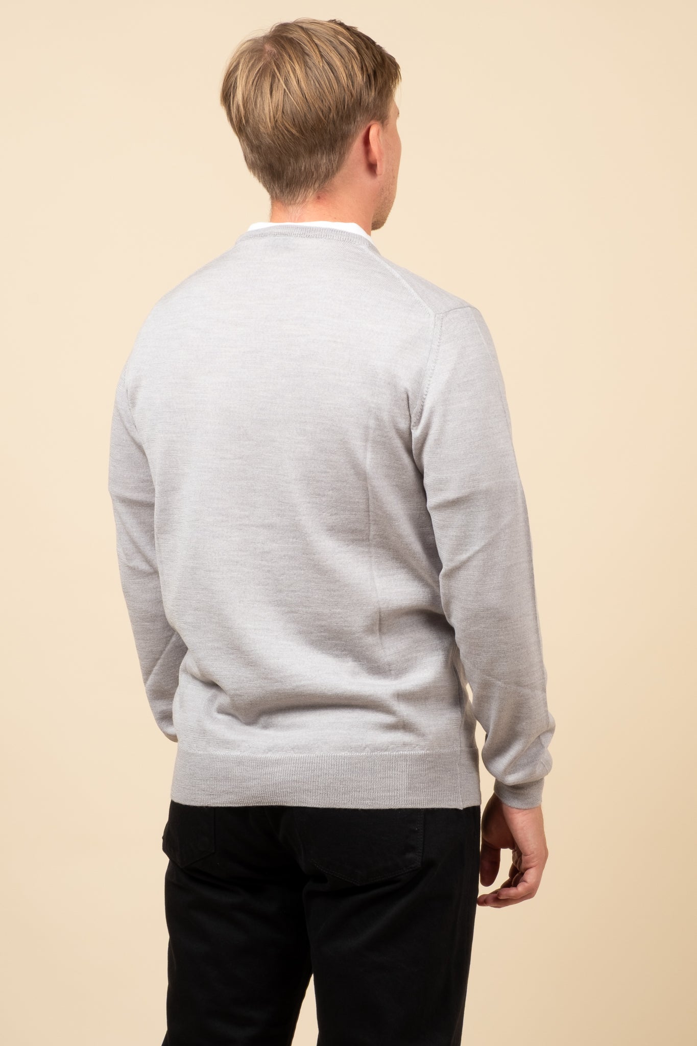 Merino Crewneck - Light Grey
