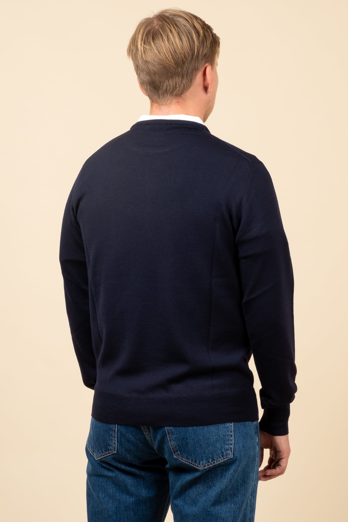 Merino Crewneck - Navy