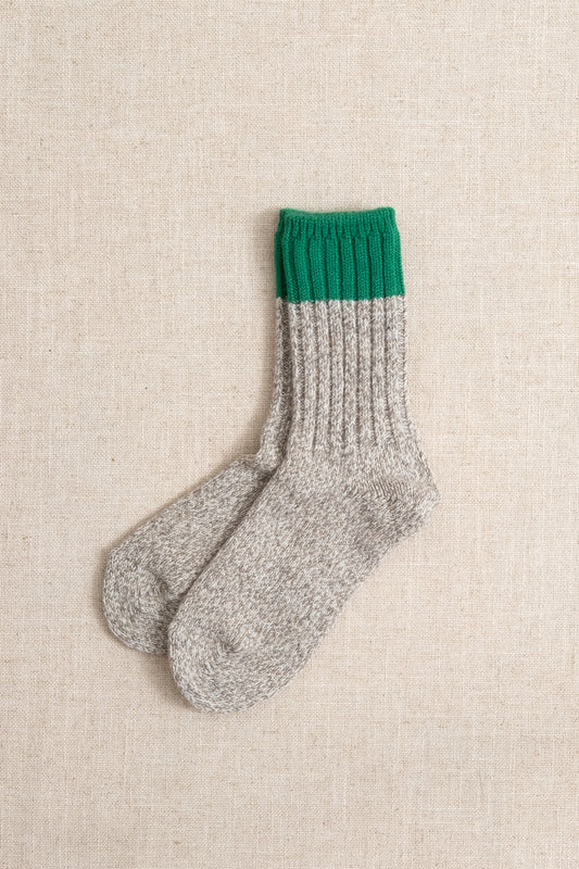 Merino Wool Ragg Knit - Green