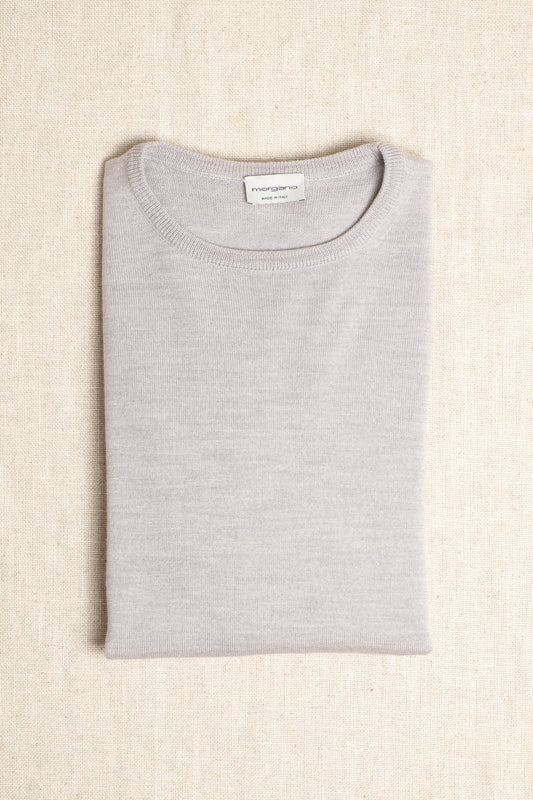 Merino Crewneck - Light Grey